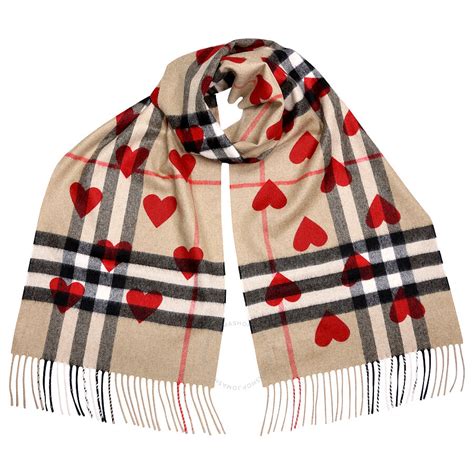 ebay burberry heart scarf|Burberry scarf 50 cashmere wool.